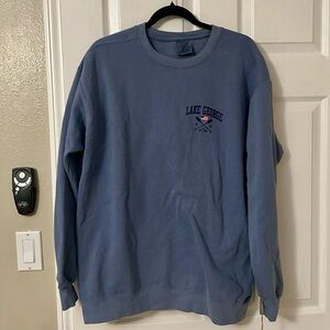 Lake George Blue Crewneck Sweatshirt